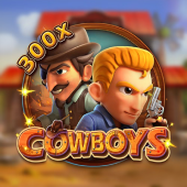 Cowboys western duel tile artwork