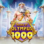 Gates of Olympus 1000 Zeus tile artwork