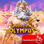 Gates of Olympus thunder god tile artwork