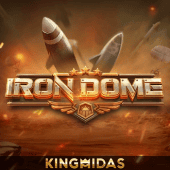 Iron Dome defense round tile artwork