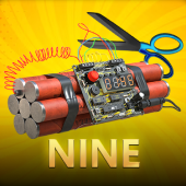 Nine number card tile artwork